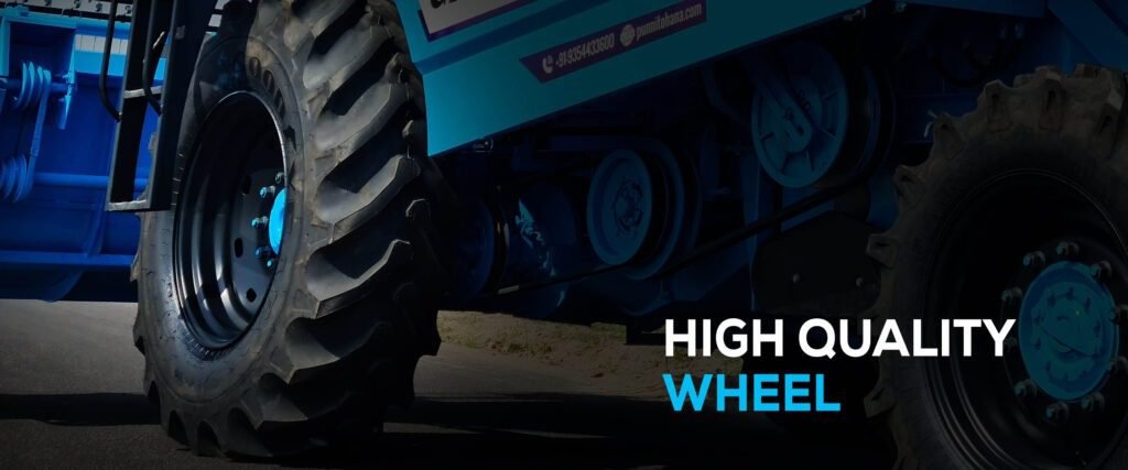 Grain Cruiser Combine Harvester wheel with high-quality tire