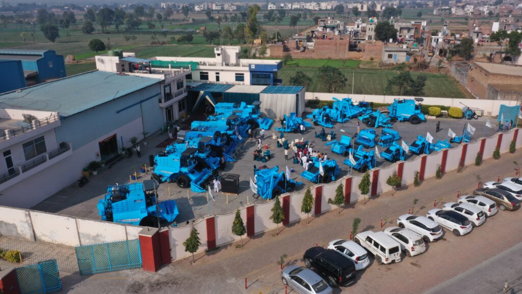 contact us | A photo of the Punni Agriculture Machinery manufacturing plant. The plant is equipped with modern technology and state-of-the-art machinery to ensure the production of high-quality agricultural implements. The plant employs skilled workers who work tirelessly to produce durable and efficient machinery that helps farmers increase their productivity and yield || Punni Tohana History