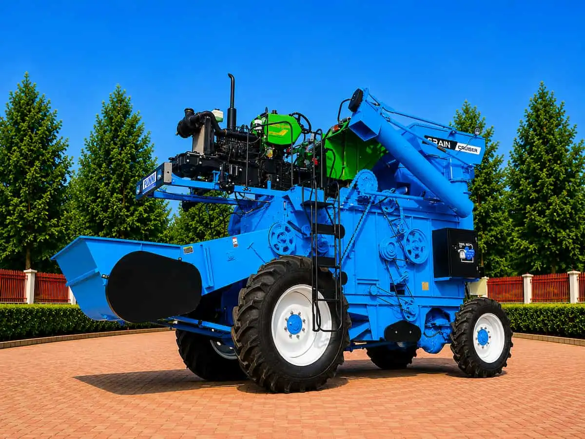 Punni 654 Tractor Mounted Harvester with Grain Box