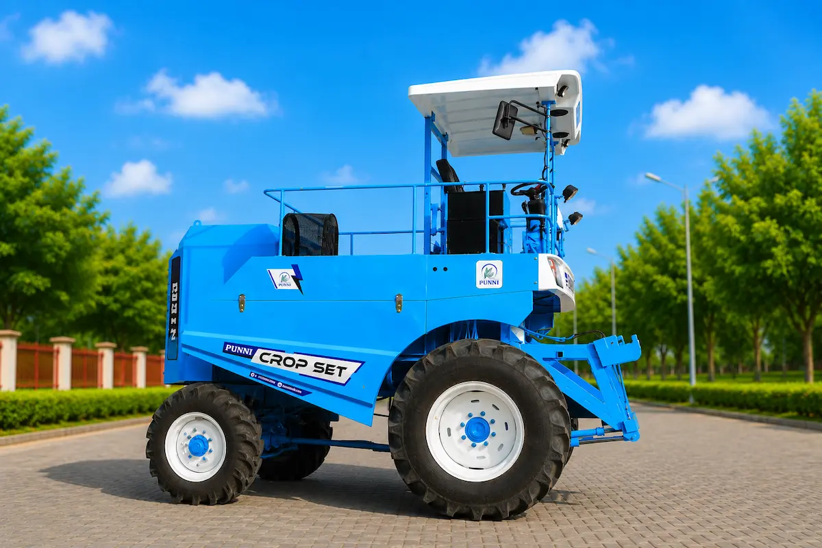 Right side view of Punni Crop Set Harvester