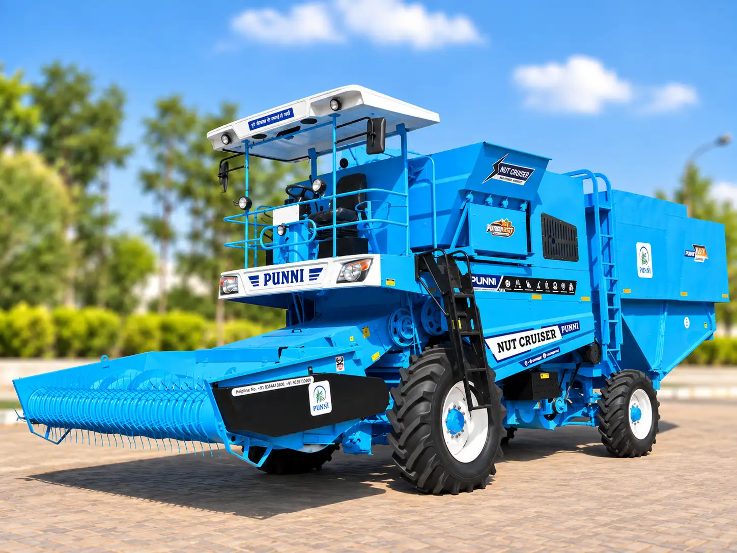 Punni Nut Cruiser Groundnut Combine Harvester